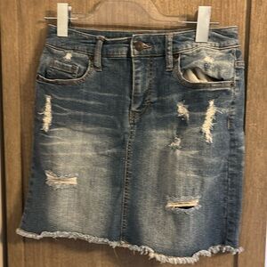 Mission Supply Co denim mini skirt